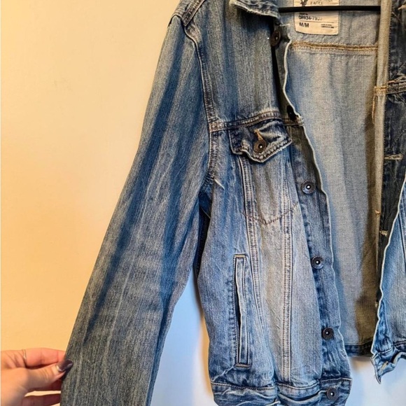 American Eagle Outfitters Classic Blue Denim Jacket men’s medium - Picture 2 of 6